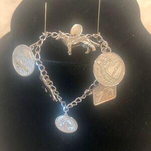 Vintage Sterling Charm Bracelet